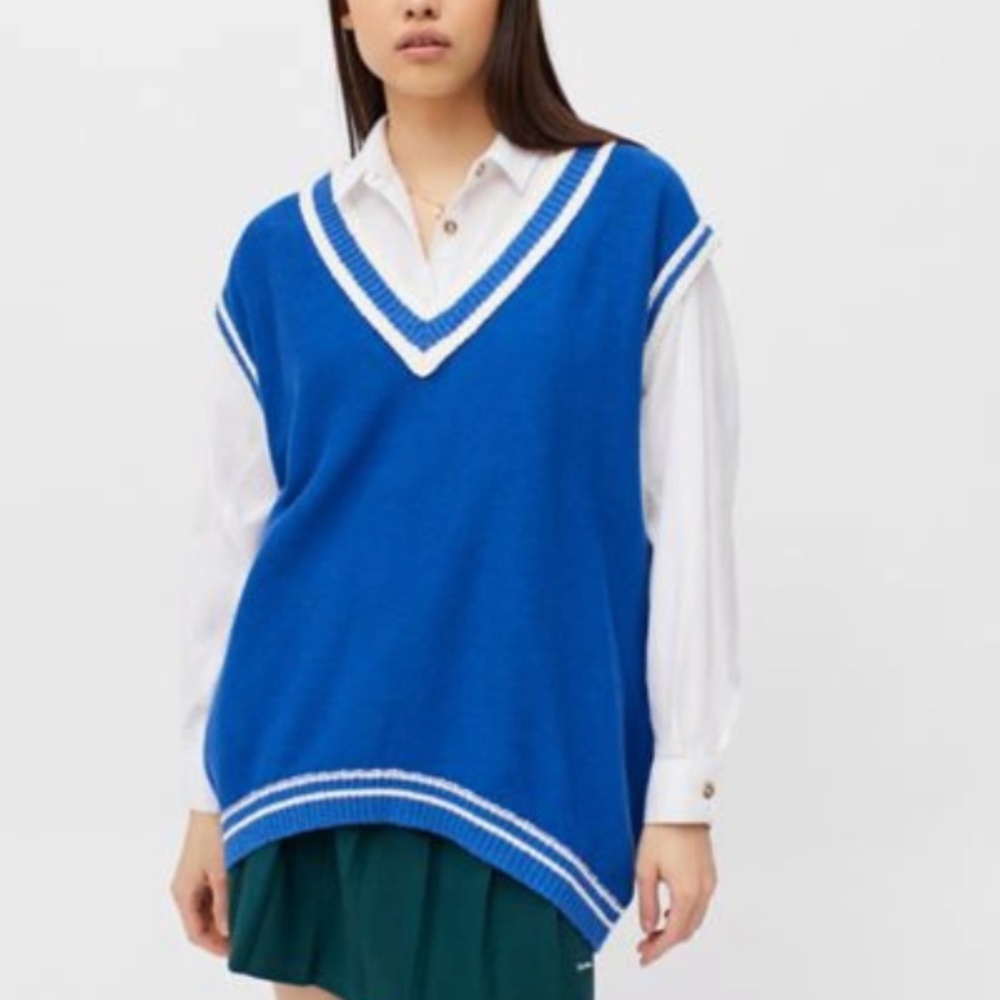 BDG | Blue Oversized Sweater Vest